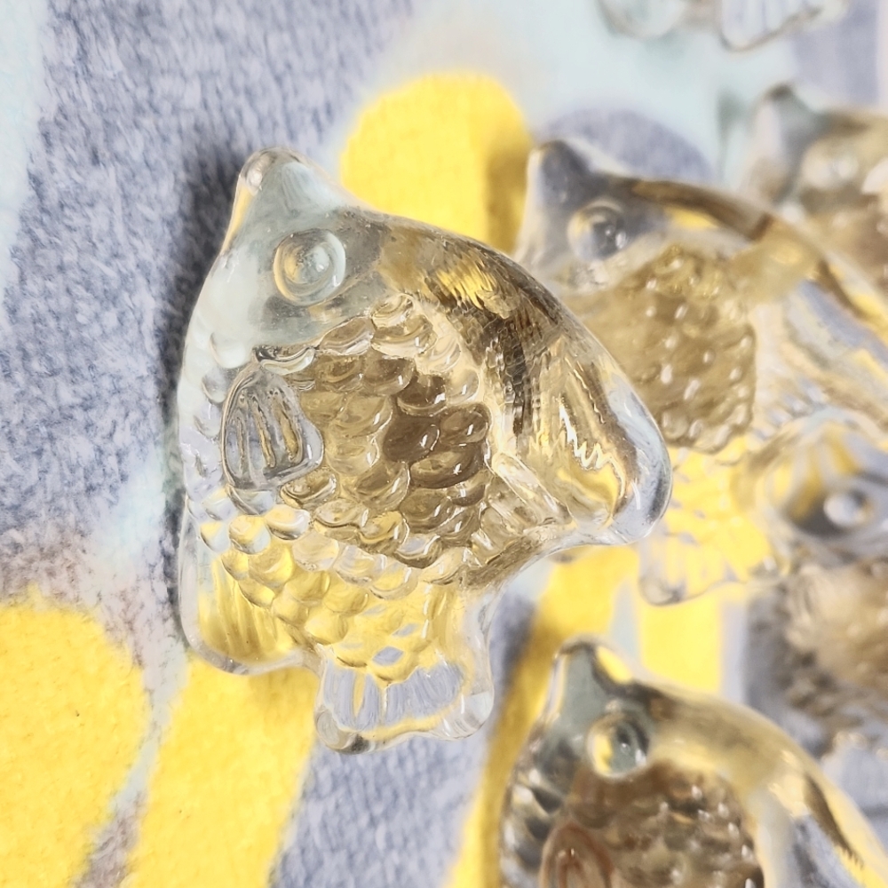 Glass Fish drawer knob/pulls